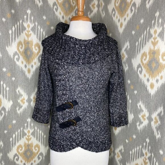 INC Intl Concepts Cowl Neck 3/4 Sleeve Sweater PM - Picture 5 of 10